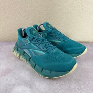 Reebok Mens FloatZig 1 1000200019 Green Running Shoes Sneakers Size 9.5